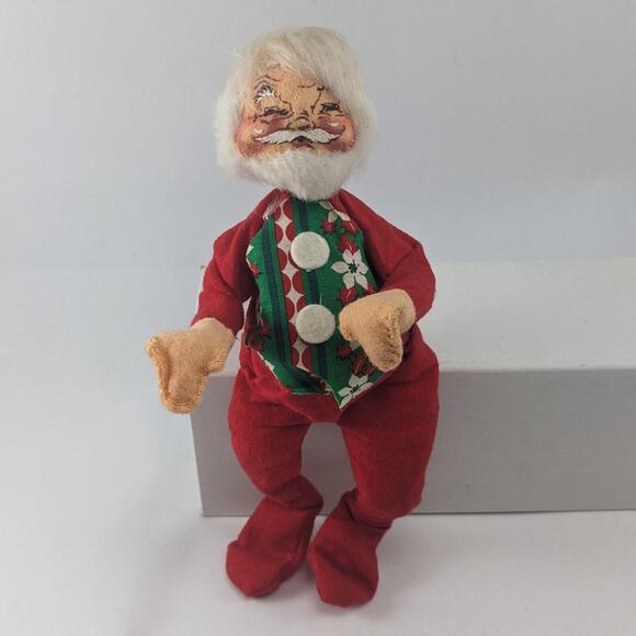 ANNALEE Christmas Mobilitee Mr. & Mrs. Clause Dolls Vintage 1963/1971 8" - Picture 3 of 10